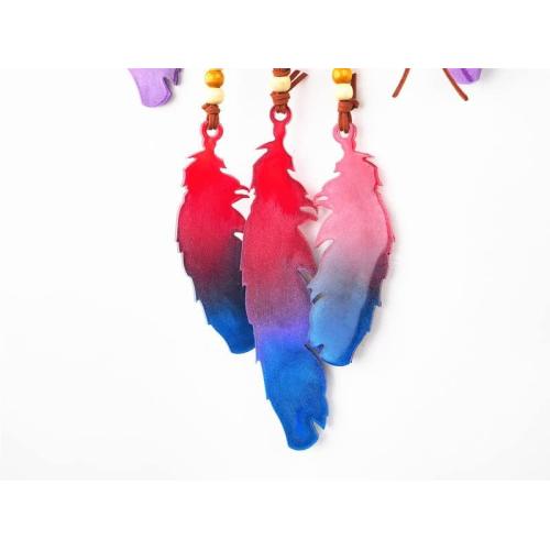 Large Dream Catcher Resin Mold, Silicone Dreamcatcher Feather Epoxy Mold for Wall Hanging Pendant Key Chain Kit House Window Living Room Decoration (Dreamcatcher)
