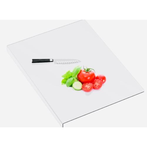 Large Clear Acrylic Cutting Board Chopping Board with Lip 18X24 Non-Slip Design Use for Cutting Vegetables Fruits or Bakery in Home and Restaurant
