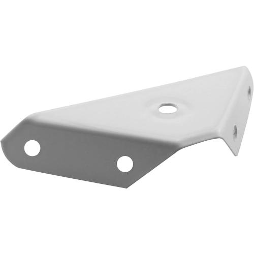 6pcs 60x100mm Cabinet Triangle Support Bracket Furniture Fixed Holder Connectors Corner Braces Joint, White