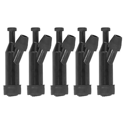 5PCS Spark Plugs Cap Replacement - ABS Engine Parts Upgrade for GX120 GX140 GX160 - Wear Resisting Boot Kit Fits Small Gas Engines - Maintains Performance