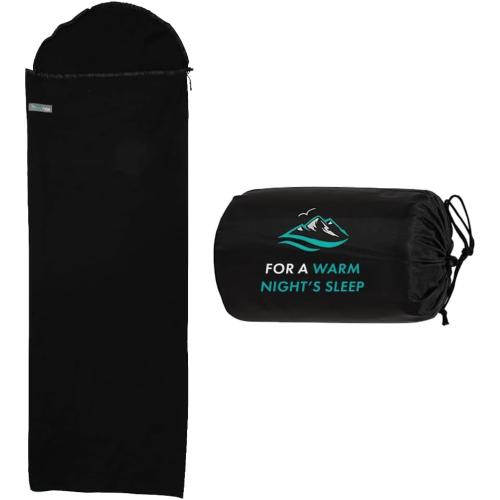 FE Active Sleeping Bag Liner Camping Bed Liner Soft Polyester OR Fleece