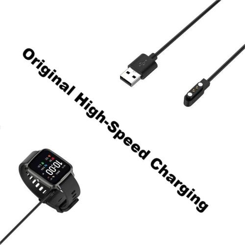 Acediar [2-Pack] 3.3FT Smart Watch Charger Magnetic USB Charging Cable for Letsfit Willful YAMAY SW023 ID205L SW021 ID205U ID205S SW025 Uwatch 3S