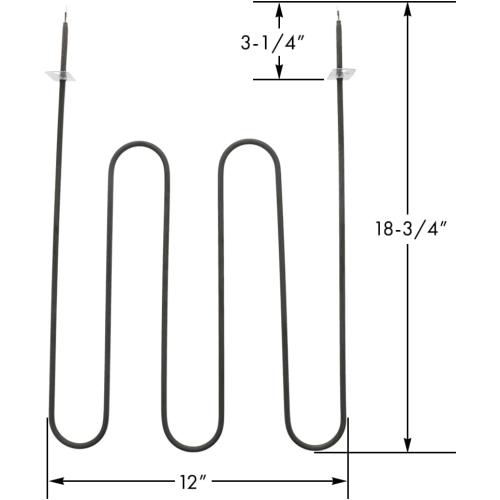 316203301 Range Heating Broil Element Oven Stove Bake Broiler For Frigidaire Electrolux Oven Budora
