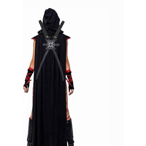 Black Ninja Double Sword Costume Accessory - 29, 1 Pc - Premium Quality Design For Ultimate Stealth & Performance - Perfect For Cosplay, Costumes & Role Playing
