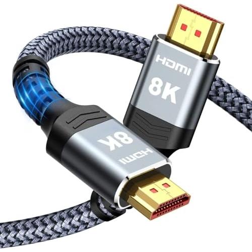 Highwings Long 8K Fiber Optic HDMI Cable 40 FT, 2.1 Unidirectional 48Gbps