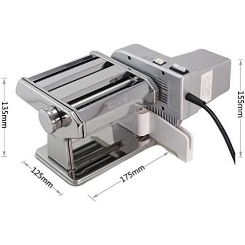 Shule Electric Pasta Maker with Motorized Roller, Stainless Steel