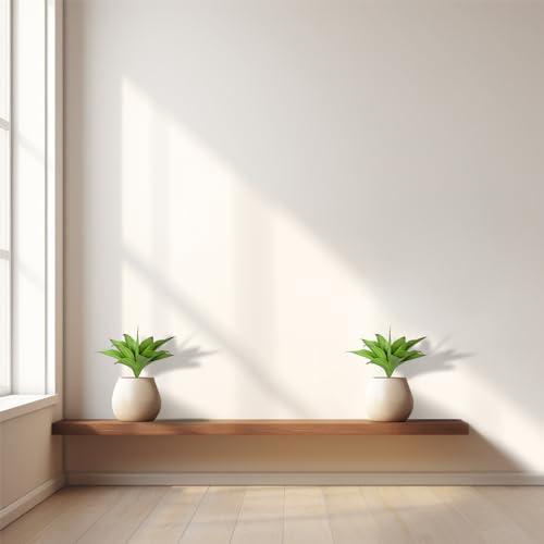 Artificial Agave Plants, UV Resistant Fake Agave Planters for Indoor and Outdoor Decorating Artificial Plants for Outdoors Fake Plants (2Pack, 12.6) Green