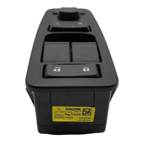 Peterbilt OEM Door Control Module Q27-1043-2211, Black, Power Window Switch Panel with Lock Controls, for Trucks
