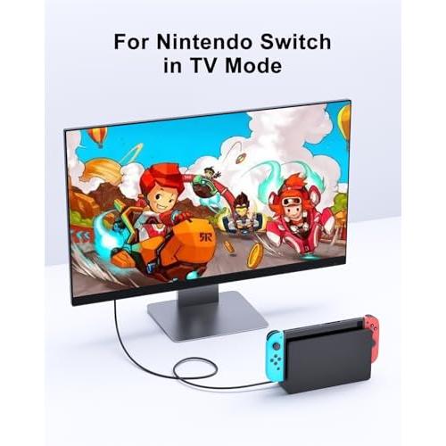 HDMI Cable Compatible with Nintendo Switch OLED, Original Switch HDMI-Cable