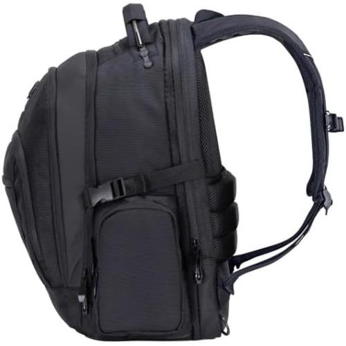 19-Inch Laptop Backpack, Multi-Pocket Travel Backpack with Large Capacity, Water-Resistant Computer Bag for Work, School, Business, and Carry-On Travel