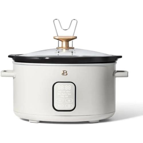 Beautiful 6 Quart Programmable Slow Cooker, Drew Barrymore (White Icing)