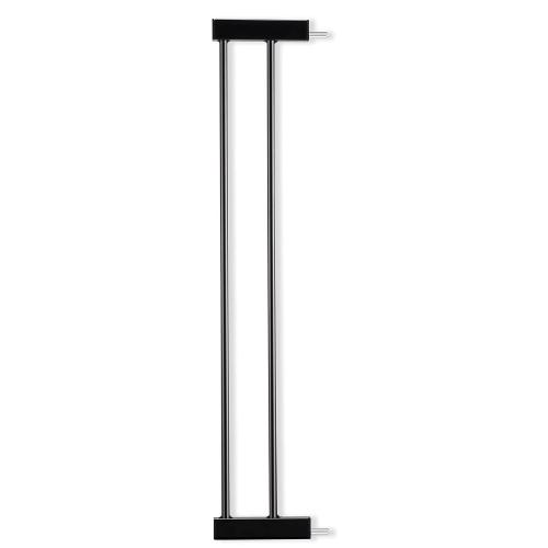 Black BABELIO Metal Baby/Dog Gate Extender, 5.5inch (14cm) Black Pet Gate Extension, Extra Wide Pet Gate Accessories for Stairs & Doorways, NO Need Tools NO Drilling, 36 Tall