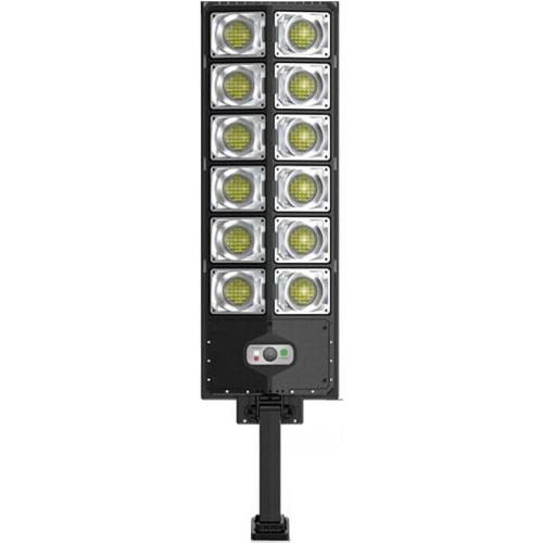 [Ultra-Bright Solar Light] 1/2/4pcs 192/504 LED Solar Street Light - Wide Angle Motion Sensor, Remote Control, Dusk to Dawn, Energy-Efficient, Adjustable for Commercial Area, Parking Lot, Yard