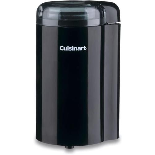 Cuisinart Coffee Grinder, One Touch Control Coffee Bean Grinder with Stainless Steel Bowl and Blades, 2.5 oz/70g Capacity Enough for 12 Cups, On/Off Switch with Safety Interlock, DCG-20BKN, Black ‼️doesn’t come with lid and has mild stains ‼️