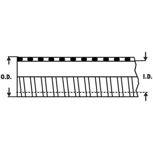 1/2-Inch Flexible Non-metallic Liquid-Tight Electrical Conduit Type B, UL Listed, 1/2 Dia, 100 Feet, Made in USA