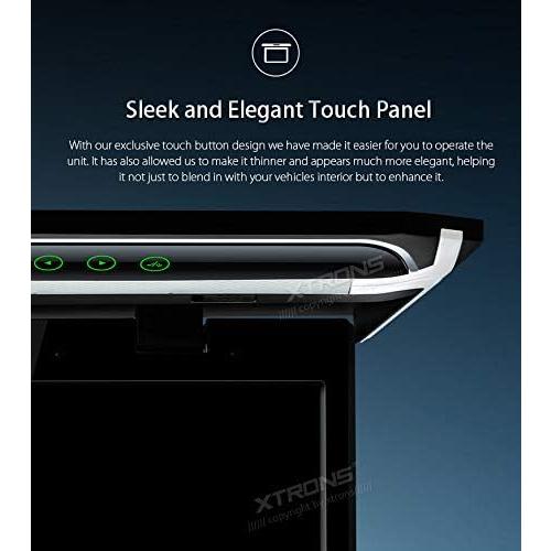 17.3”  Roof Mount Monitor Inch ,Video Car Overhead Player Roof Mounted Monitor HDMI  ( no test )