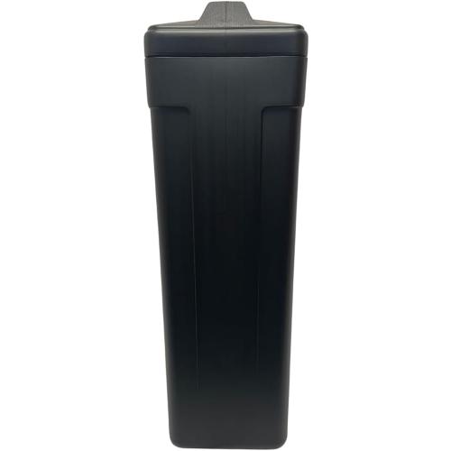 11x11x38 Square Brine Tank for Water Softener with Brine Safety Float Included (Black)