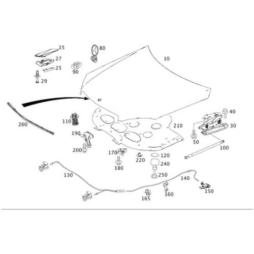 25.53 Inch 2Pcs Front Hood Struts Lift Supports Compatible with Mercedes Benz C250 C300 C350 Cls350 Cls400 Cls500 E200 E250 E300 E350 E400 E500 E550 E63 Amg 2012-2018 Coupe Sedan Convertible