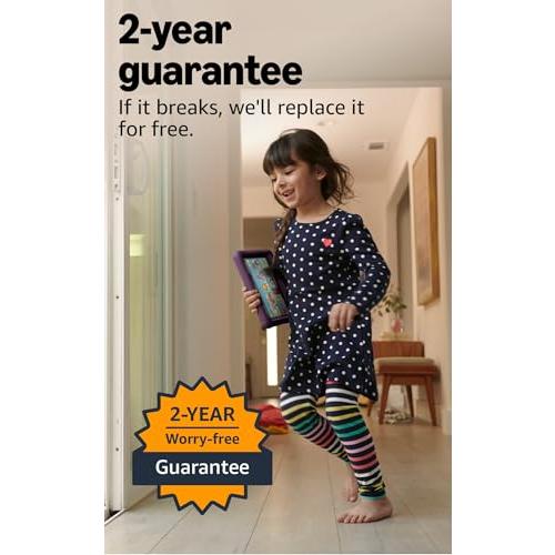 Amazon Fire HD 8 Kids tablet  ages 3-7. With bright 8 HD screen. Includes ad-free and exclusive content, parental controls and 13-hr battery, 32GB,