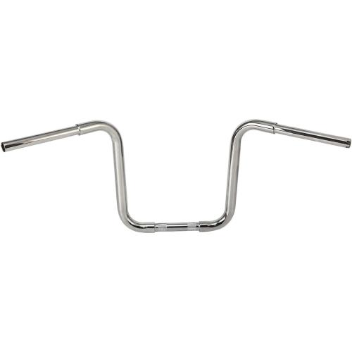 1.25'' Ape Hanger HandleBars Fit Harley Sportster XL883 1200 FLST FXST Street Bob (Chrome, 10 inch)