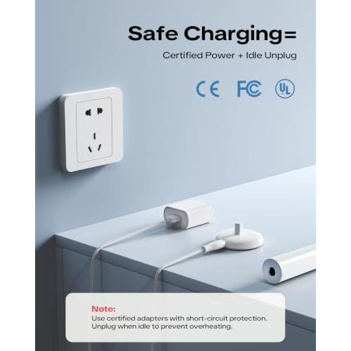 Induction Type C Charger Compatible with Oral-B Braun Electric Toothbrushes