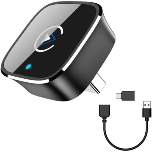 Wireless CarPlay Adapter for iPhone,Mini USB Design,2026 Upgrade with Built-in Wired for Apple CarPlay Plug and Play Fast Stable Connection Car Play for iPhone & Android