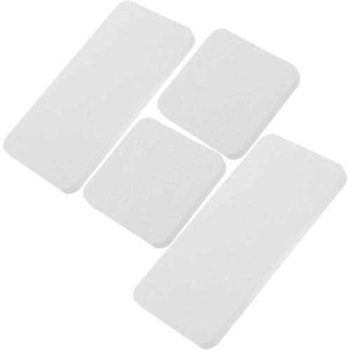 Zerodeko 4pcs Earth Absorbent for Bathroom Kitchen Water-Absorbing Soap Dish Toothbrush Cup Pads Mat