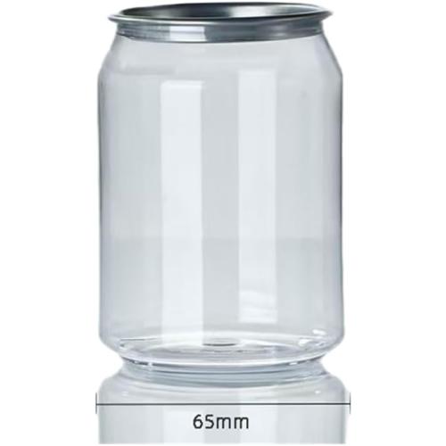 Size 11oz Glass Drinking Can, Clear Beverage Container with Citrus Fruit Design, 11 oz (8.5OZ)