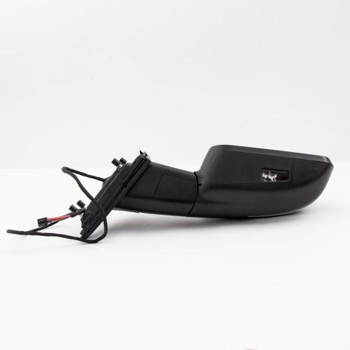 For Dodge Ram 1500 2019-2022 Door Mirror Assembly with Painted Black Back Cover Power Heated Manual Folding with Turn Signal Light Puddle Light Blind Spot Glass 9P Right Passenger Side (W/O Camera)