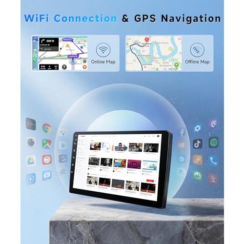 Qualcomm Octa-Core 4G 64G Car Radio Stereo for Toyota Prius 2010-2015(with JBL), Upriding 9-Inch 1280P QLED Touchscreen Radio with Wireless Carplay Android Auto DSP BT5.1 GPS 5GWifi SWC Backup Camera
