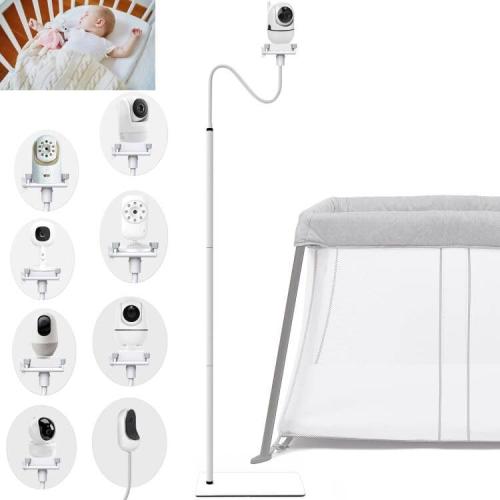 Baby Monitor Floor Stand Holder Mount Compactible for Nanit Pro & Flex Stand,Infant Optics DXR-8 Pro,VTech,Momcozy,HelloBaby,VAVA,nooie IPC100,Motorola VM75/VM50G/VM44