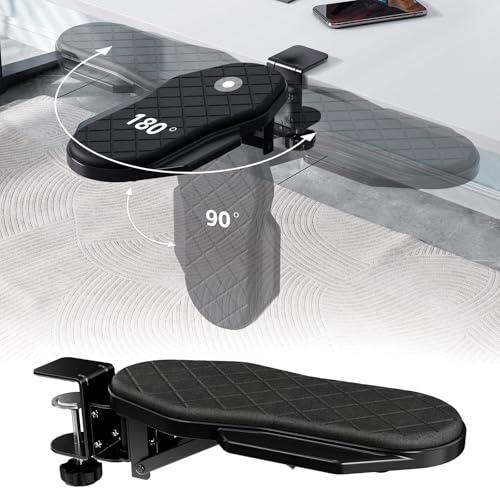 CABTE Ergonomics Desk Extender Tray, Table Mount Arm Wrist Rest Shelf