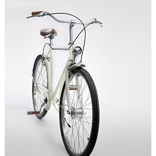 SENQI Bicycle Rise Cruiser Handlebar 25.4mm Silver