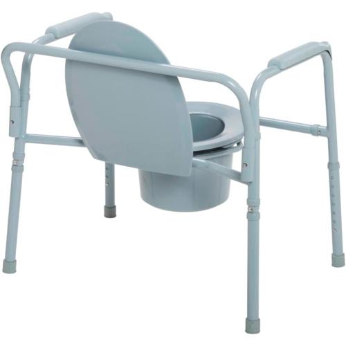 Drive Medical Heavy Duty Bariatric Folding Bedside Commode Seat