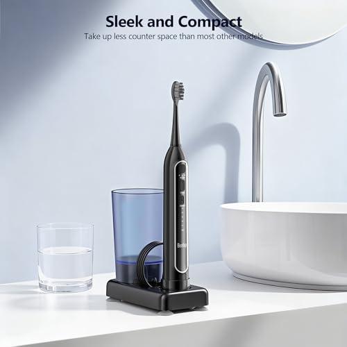 Electric Toothbrush with Water Flosser Combo