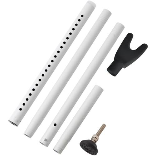 Telescoping Security Door Bar, 20-52 Inch Adjustable Length, 400 LBS Force, Anti-Slip Base