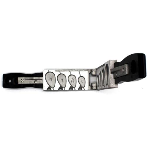 adygil Adygil Fishing No Roll Sinker Mold Kits 1oz 1.5oz 2oz 3oz 4 Cavities, silver, standard