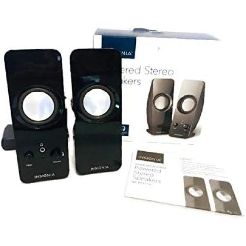 Power Stereo Speakers 2.0 w/Headphone Jack
