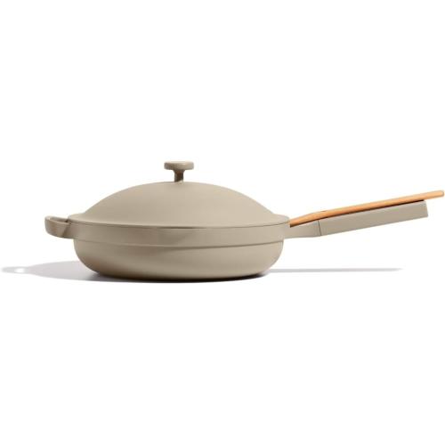 Our Place Large Always Pan | 12.5 Ceramic Pan with Modular Lid & Beechwood Spatula | Patented 10-in-1 Nonstick, Non-Toxic Cookware Made Without PFAS | Induction & Oven-Safe up to 450°F | Steam