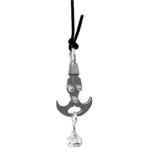 Grappling Hook, Multi-Functional Stainless Steel Gravity Hook with Military Grade Paracord Rope, Folding Survival Climbing Claw Carabiner for Outdoor Activities EDC Tool