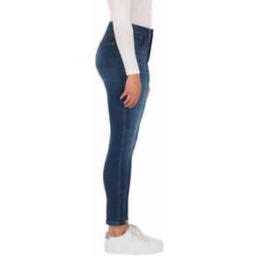 Size 4 Wit & Wisdom Ladies High-Rise Skinny Jean (Blue, 4)