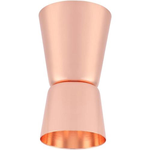 Double Side Jigger 15ml 30ml, spotless Steel Cocktail Measucircle Cup, tending Jigger for and Home Use, Rose Gold