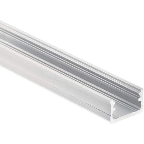 Kichler Lighting 1TEC1STSF8SIL Ils Te Series - Standard Depth Surface Channel - with Utilitarian Inspirations - 0.5 Inches Tall by 0.75 Inches Wide,