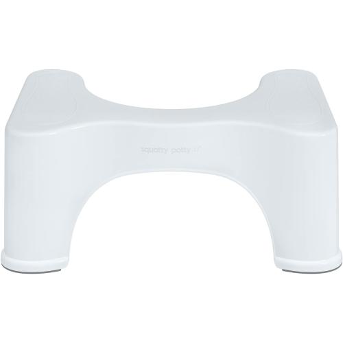Squatty Potty The Original Bathroom Toilet Stool Height, White, 9 Inch (Pack of 1)