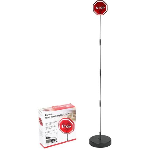 LED Light Parking Stop Sign,Smart Parking LED Garage Flashing Warning Stop Sign, Parking Assist LED Stop Sign Parking Assistant with Flashing Signal for Garage