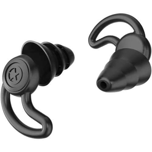 Ear Plugs for Noise Reduction, Ear Plugs for Sleeping Noise Cancelling, Washable Hearing Protection for Work, Travel, Concert, Swimming, Sleep Snoring (Steelblue, One Size) 2pk