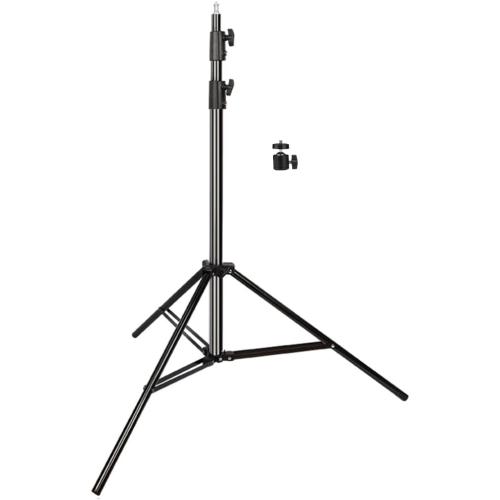 Black 9.33Ft Photography Light Stand 9.33 Ft/ 2.8M Heavy Duty Aluminum Light Tripod Stand Photography Photo Studio Lighting Stand for Photography Studio, Umbrella, Backdrop, LED Panel, Speedlite Flashes, Reflector