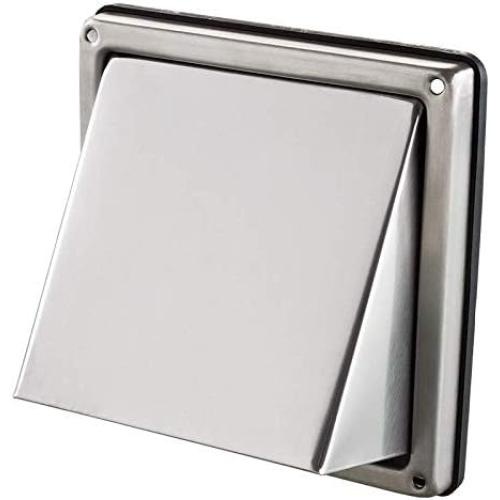 4-Inch External Extractor Wall Vent Cushioned Non Return Flap
