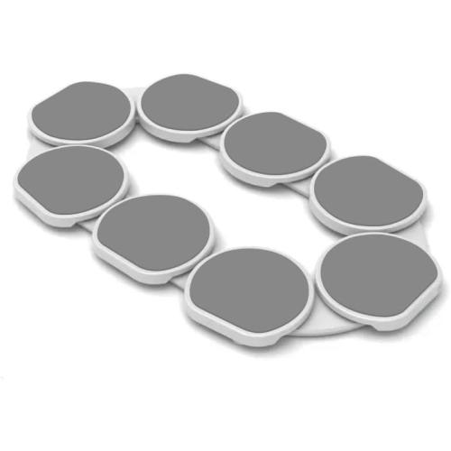 Light Gray- The Lazy Susan Revolution - The First Patented Lazy Susan Turntable Expandable for Rectangular & Oblong Tables - Kitchen & Dining Tables - Great Gift! Parties & Gatherings