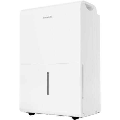 hOmeLabs 50 Pint Wi-Fi Dehumidifier for up to 7,000 Sq Ft Rooms (MAX 120 Pint at 95°F, 90% RH) – Powerful Humidity Control for Large Rooms and Basements